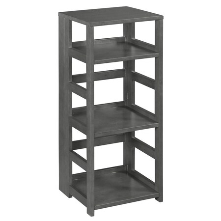 Regency Regency Flip Flop 34 in. High Square Folding Bookcase- Grey FFSQ3412GY